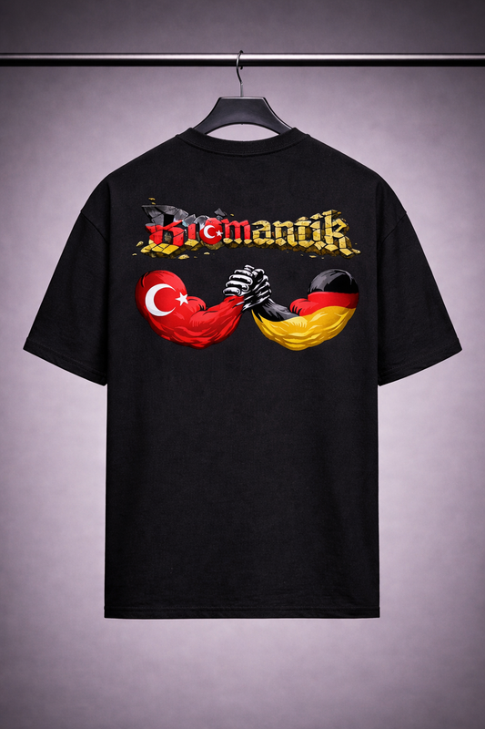 Bro'mantik DT Oversized Streetwear Sport Gym & Freizeit T-Shirt