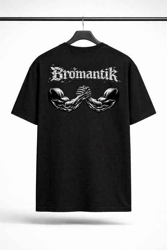 Bromantik Oversized T-Shirt – Streetwear & Gym Statement Edition