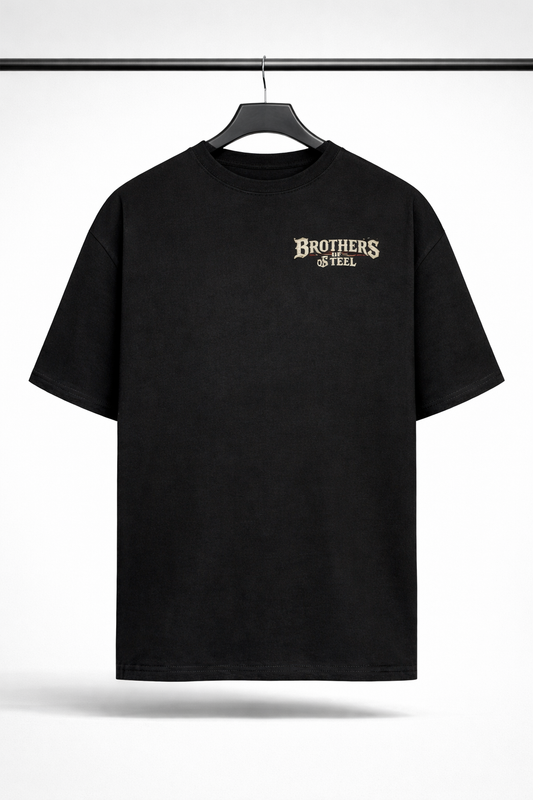 Brothers of Steel Oversized T-Shirt – Streetwear & Gym Statement Edition