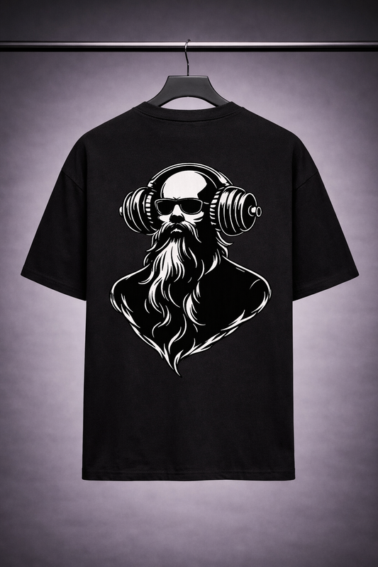 Gym Rocker Oversized T-Shirt – Rock Head Streetwear & Gym Edition